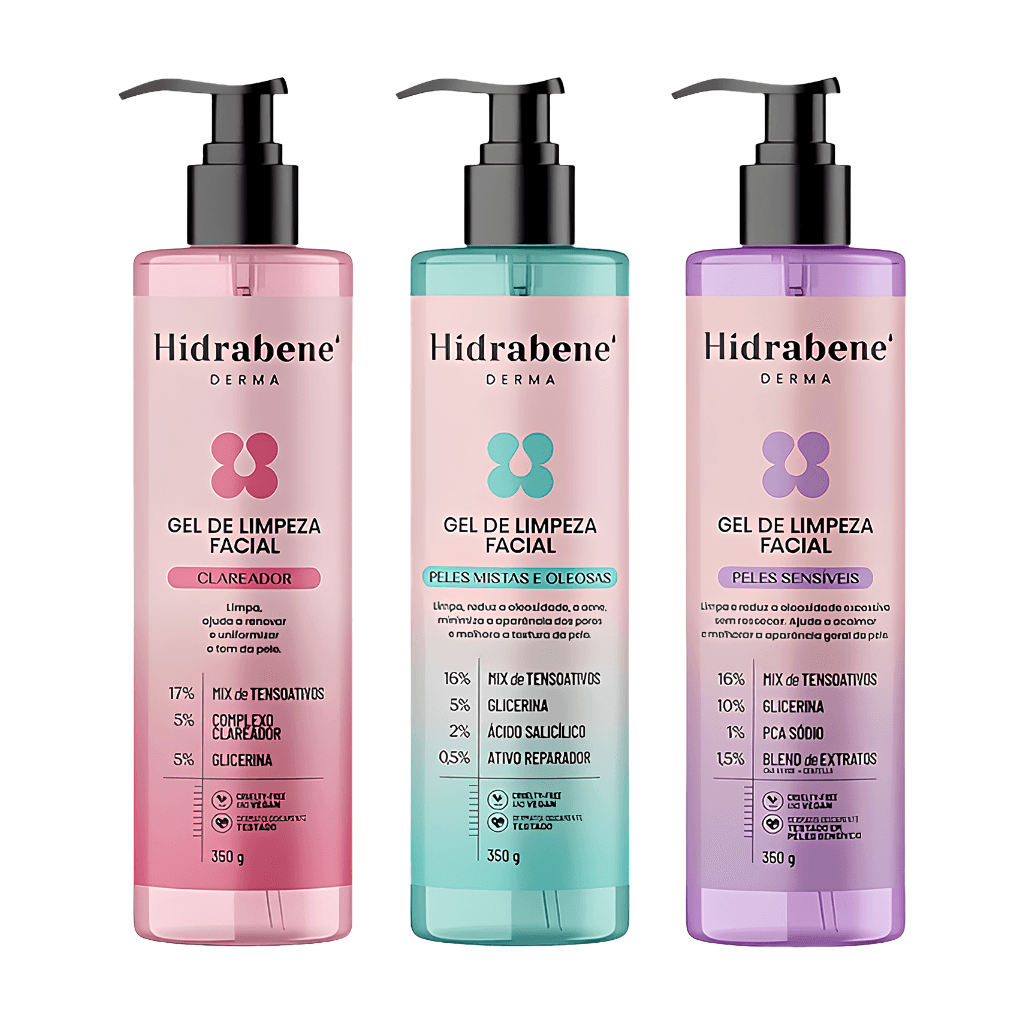 Gel de Limpesa Facial Hidrabene - 350g
